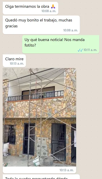 Testimonio cliente fachada casa